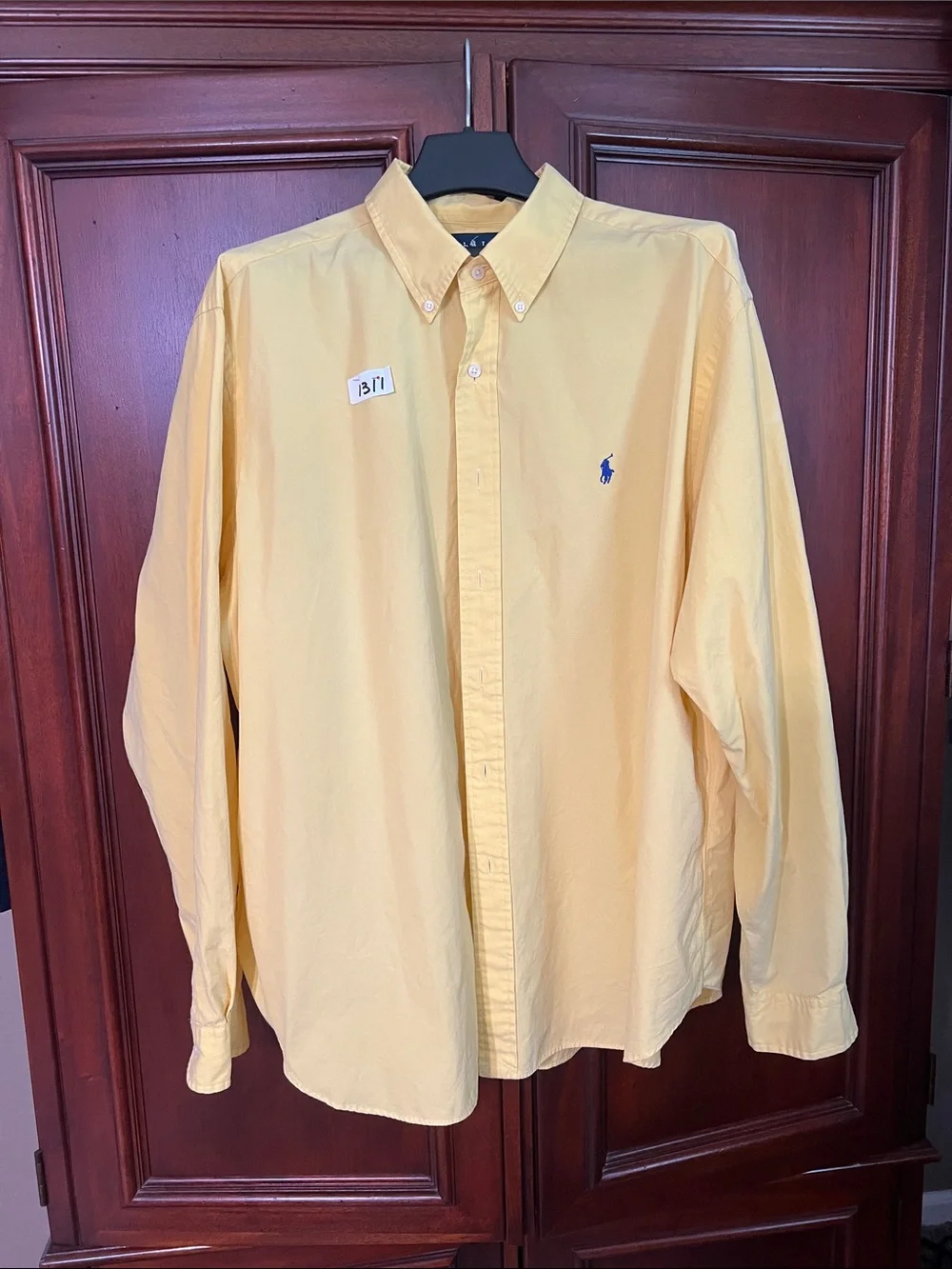 Polo by Ralph Lauren Yellow Button-Down Oxford Shirt Size XXL